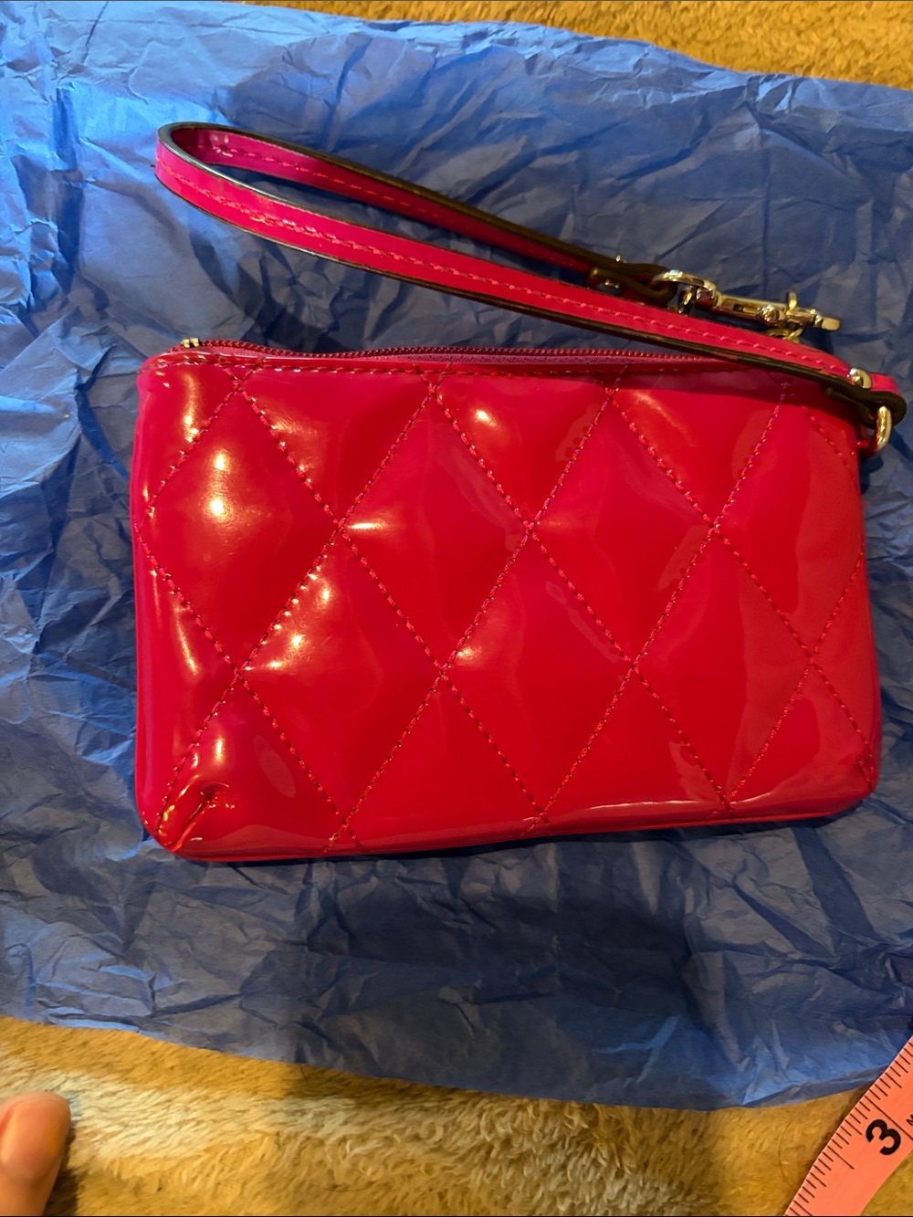 Coach pink patent leather wristlet authenticated - Picture 5 of 7